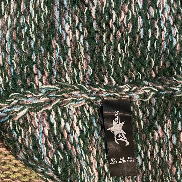 Joe Browns Rainbow Chunky Marl Cardigan 1X 2X 3X NEW - Picture 5 of 6